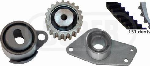 DÜRER 661050 - Комплект ремня ГРМ parts5.com