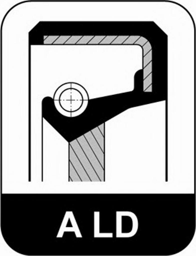 Elring 060.110 - Shaft Seal, crankshaft parts5.com