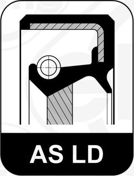 Elring 457.130 - Shaft Seal, crankshaft parts5.com