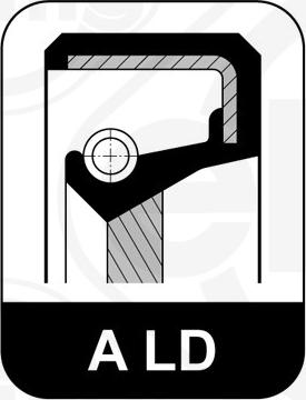 Elring 128.210 - Shaft Seal, crankshaft parts5.com