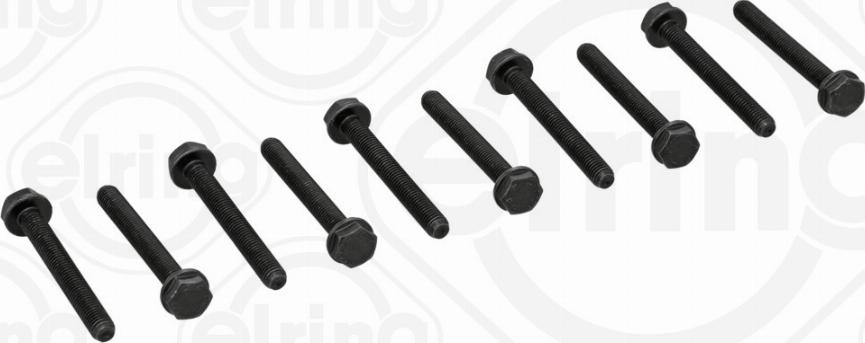 Elring 897.440 - Zestaw śrub, wykorbienie łożyskowe wału korbowego parts5.com