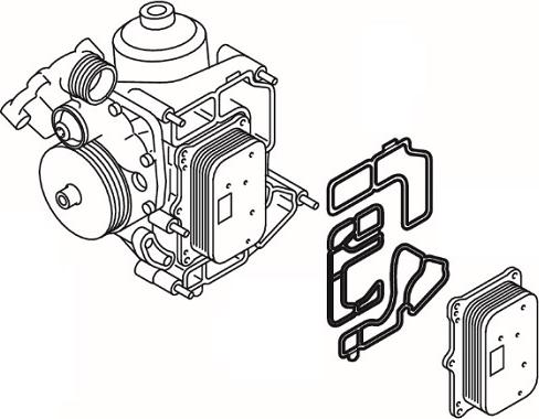 Elring 872.620 - Tihendikomplekt,veepump parts5.com