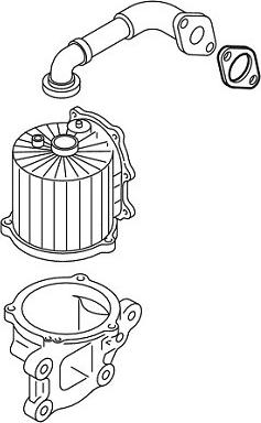 Elring 387.520 - Tesnilo, odzracevalnik ohisja motorja parts5.com