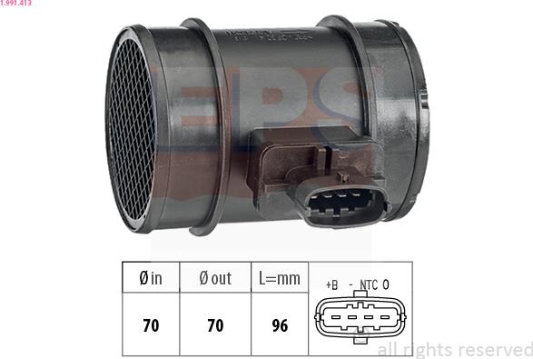 EPS 1.991.413 - Senzor debit aer parts5.com