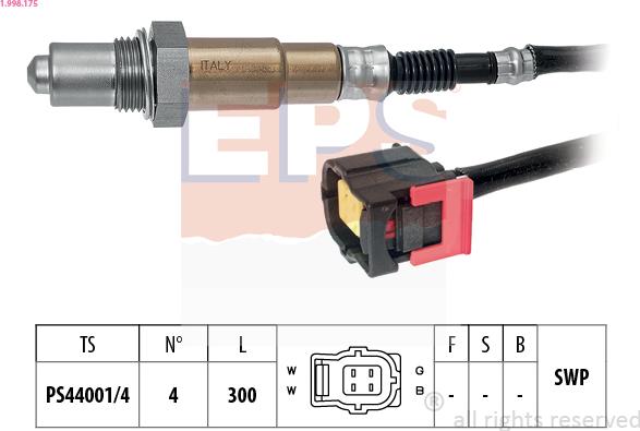 EPS 1.998.175 - Lamda-sonda parts5.com