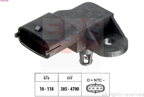 EPS 1.993.091 - Senzor presiune aer parts5.com