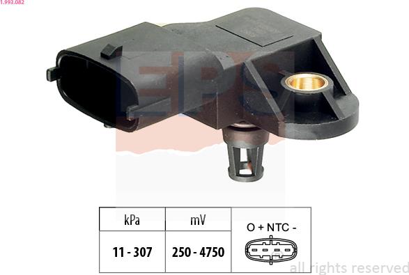 EPS 1.993.082 - Senzor presiune aer parts5.com