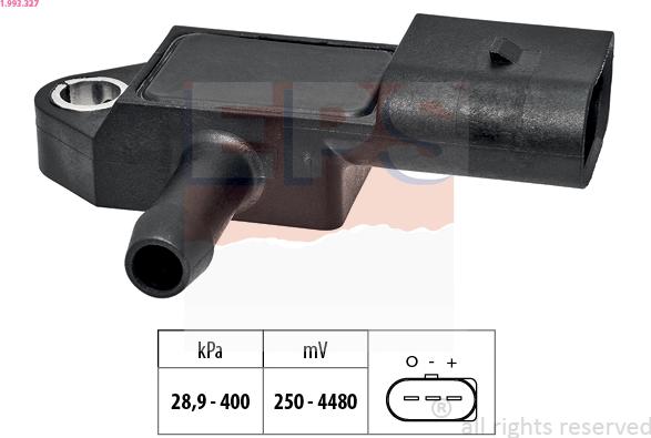 EPS 1.993.327 - Air Pressure Sensor, height adaptation parts5.com