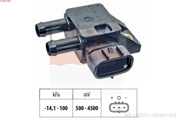 EPS 1.993.284 - Air Pressure Sensor, height adaptation parts5.com