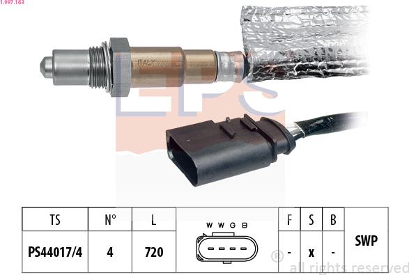 EPS 1.997.163 - Lambda sonda parts5.com