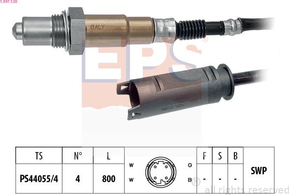 EPS 1.997.120 - Sonda Lambda parts5.com