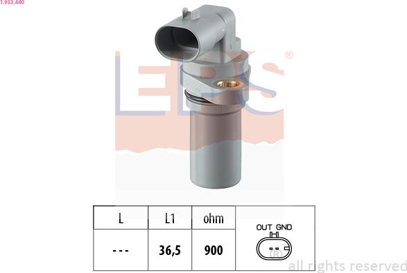 EPS 1.953.440 - Generador de impulsos, cigüeñal parts5.com