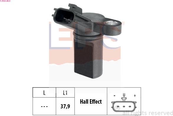 EPS 1.953.453 - Sensor, crankshaft pulse parts5.com