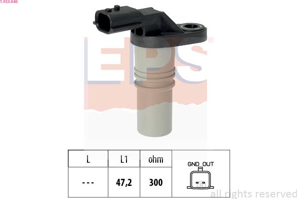 EPS 1.953.646 - Senzor impulsuri, arbore cotit parts5.com