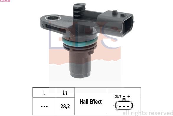 EPS 1.953.616 - Dajalnik impulzev, rocicna gred parts5.com