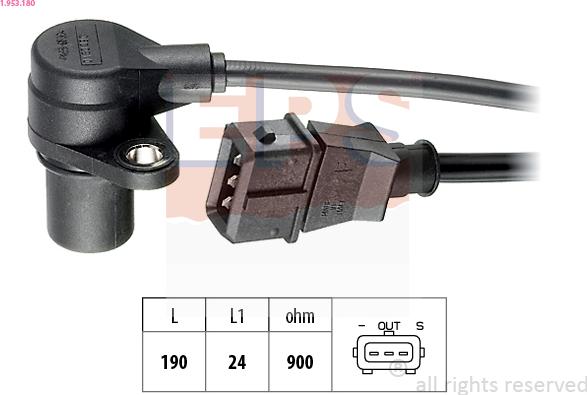 EPS 1.953.180 - Generador de impulsos, cigüeñal parts5.com