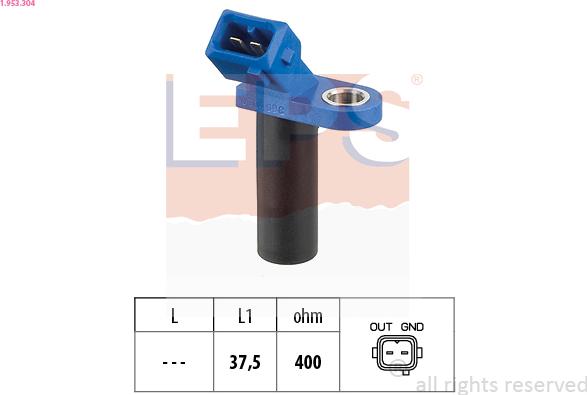 EPS 1.953.304 - Senzor impulsuri, arbore cotit parts5.com