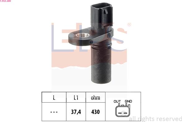 EPS 1.953.280 - Senzor impulsuri, arbore cotit parts5.com