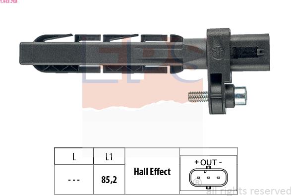 EPS 1.953.758 - Generator impulsów, wał korbowy parts5.com