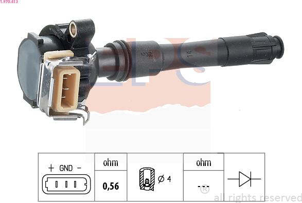 EPS 1.970.413 - Ignition Coil parts5.com