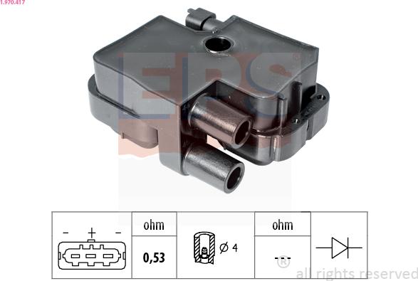 EPS 1.970.417 - Bobina de encendido parts5.com