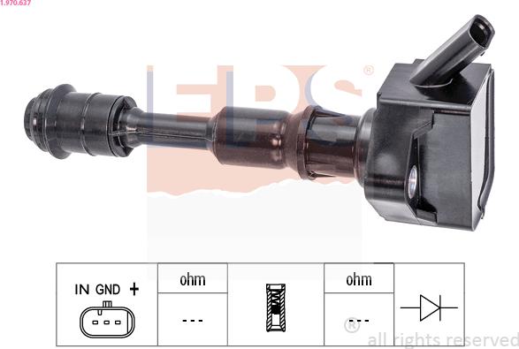 EPS 1.970.637 - Ignition Coil parts5.com