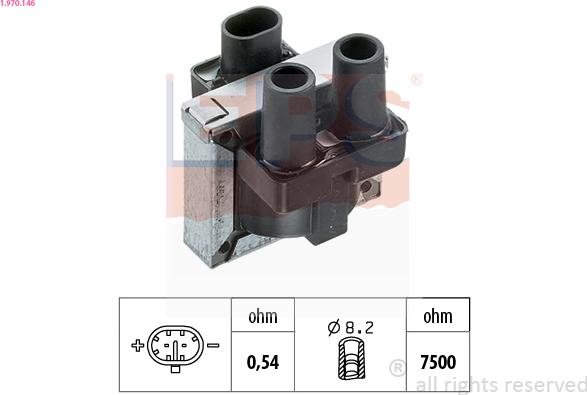 EPS 1.970.146 - Indukcioni kalem (bobina) parts5.com