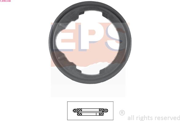 EPS 1.890.548 - Junta, termostato parts5.com