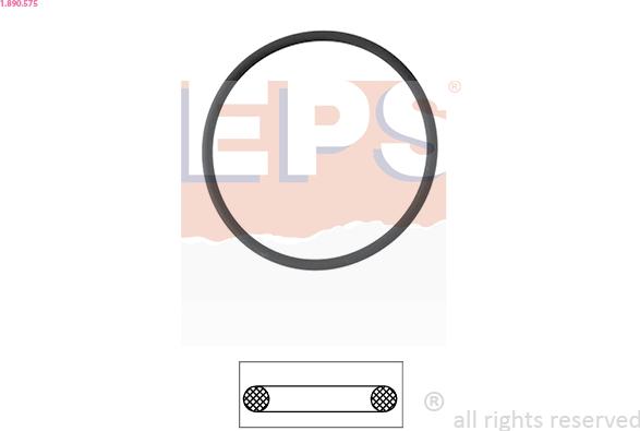 EPS 1.890.575 - Uszczelka, termostat parts5.com