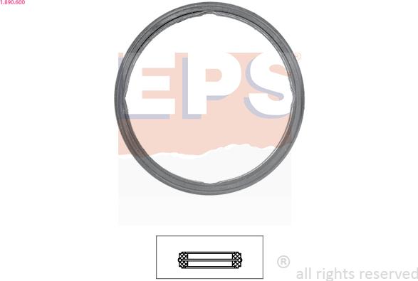 EPS 1.890.600 - Gasket, thermostat parts5.com