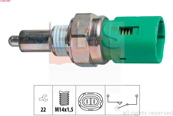 EPS 1.860.096 - Kytkin, peruutusvalo parts5.com