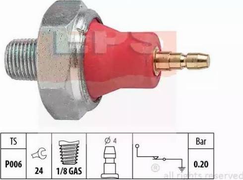 EPS 1.800.059 - Comutator presiune ulei,cutie de viteze automatica parts5.com