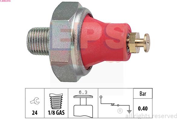 EPS 1.800.016 - Snímač tlaku oleja parts5.com