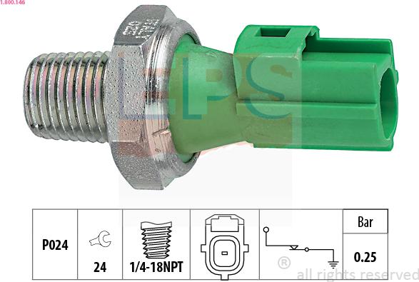 EPS 1.800.146 - Érzékelő, olajnyomás parts5.com