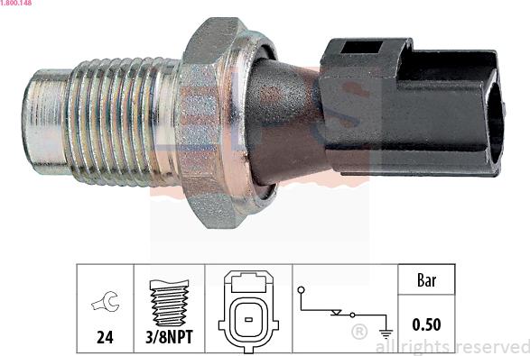 EPS 1.800.148 - Sensor, presión de aceite parts5.com