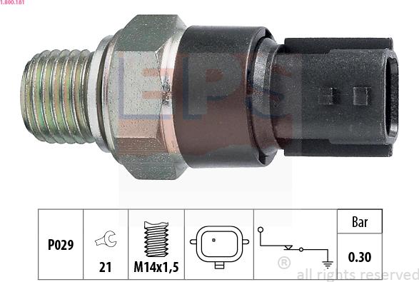 EPS 1.800.181 - Senzor, tlak ulja parts5.com