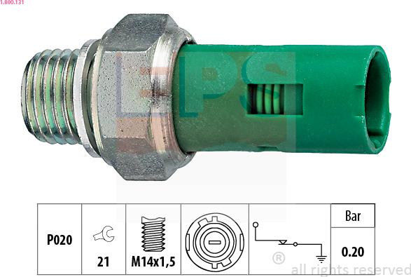 EPS 1.800.131 - Andur,Õlisurve parts5.com