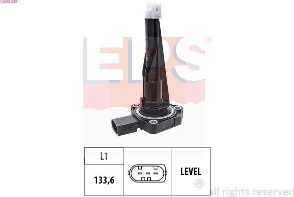 EPS 1.800.245 - Sensor, nivel de aceite del motor parts5.com