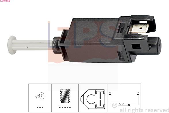 EPS 1.810.056 - Interruptor luces freno parts5.com