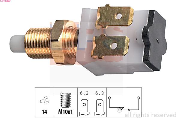 EPS 1.810.007 - Stikalo zavorne luci parts5.com