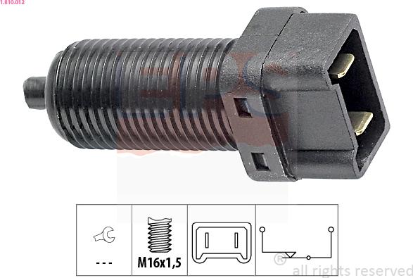 EPS 1.810.012 - Prekidač za stop-svetlo parts5.com