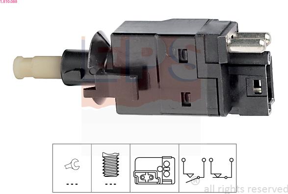 EPS 1.810.088 - Interruptor luces freno parts5.com