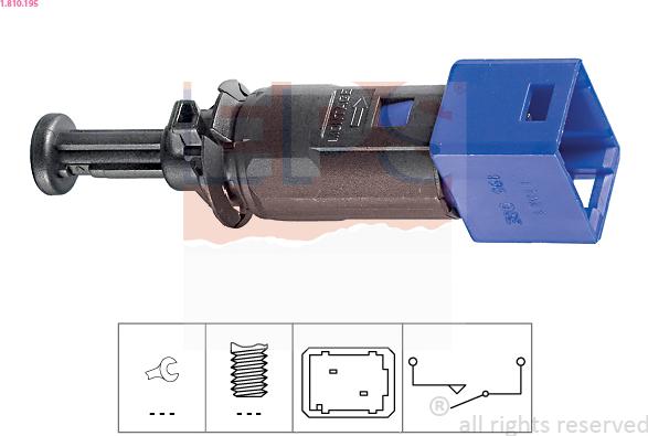 EPS 1.810.195 - Interruptor luces freno parts5.com