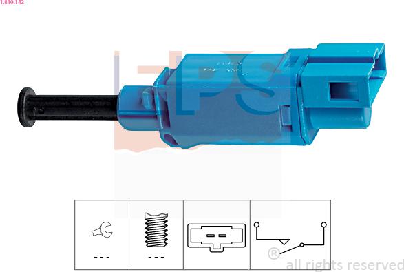 EPS 1.810.142 - Interruptor luces freno parts5.com