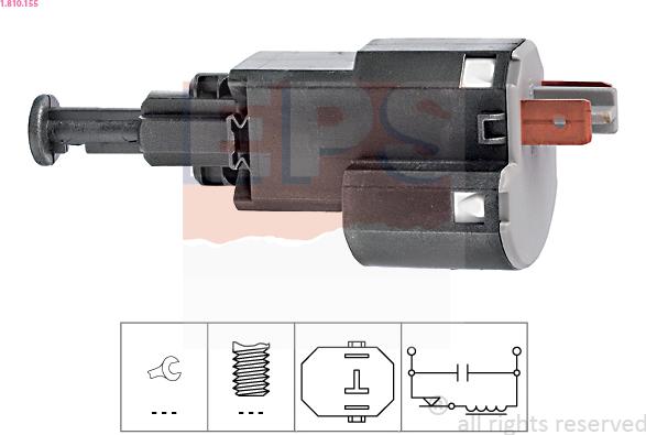 EPS 1.810.155 - Brake Light Switch parts5.com