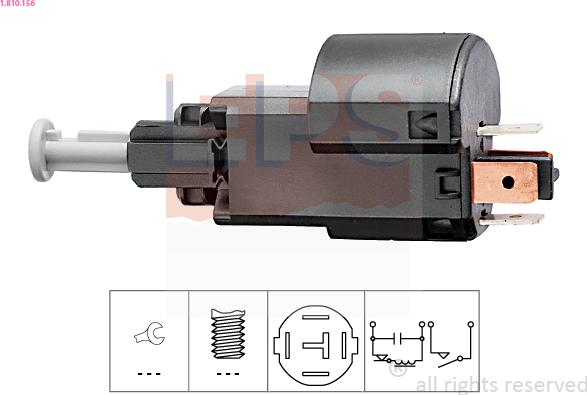 EPS 1.810.156 - Interruptor luces freno parts5.com