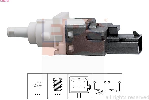 EPS 1.810.161 - Interruptor luces freno parts5.com