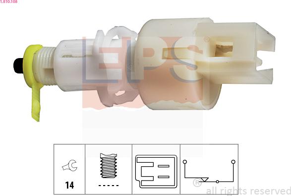 EPS 1.810.108 - Comutator lumini frana parts5.com