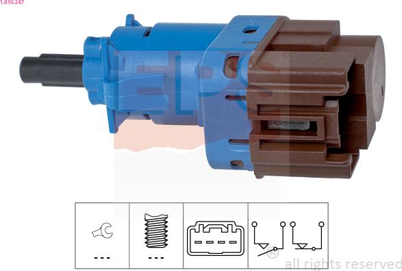 EPS 1.810.247 - Brake Light Switch parts5.com