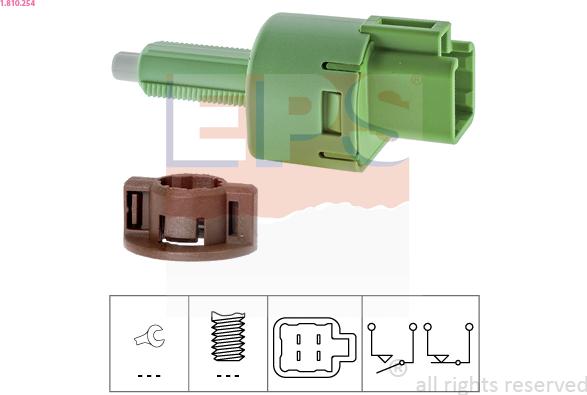 EPS 1.810.254 - Comutator lumini frana parts5.com